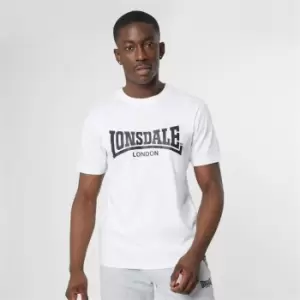 Lonsdale Essentials Logo Tee - White