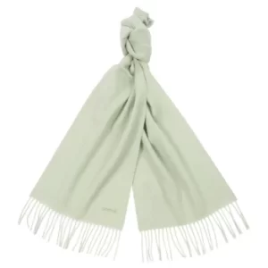 Barbour Womens Lambswool Woven Scarf Soft Sage