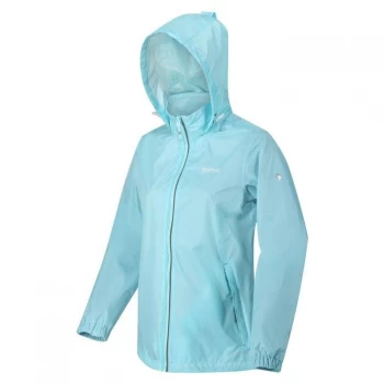 Regatta Womens Pack It III Waterproof & Breatble Jacket - Cool Aqua