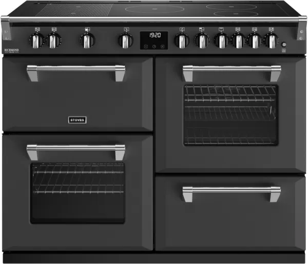 Stoves Richmond Deluxe ST DX RICH D1100Ei RTY AGR Electric Range Cooker with Induction Hob - Anthracite - A Rated