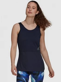 adidas U For U Tank Top - Navy, Size 2XL, Women