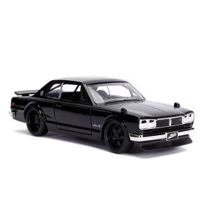 Fast & Furious Diecast Model 1/32 2002 Nissan Skyline 2000 GT-R (C10)