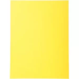 Forever Square Cut Folders A4 Yellow, 10 Packs of 50