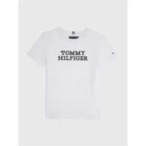 Tommy Hilfiger Logo Tee S/S - Grey