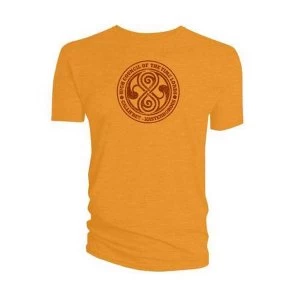 Doctor Who - High Council of the Time Lords Mens XX-Large T-Shirt - Orange