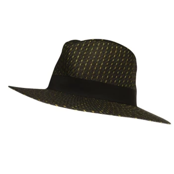 Biba Metallic Fedora - Black