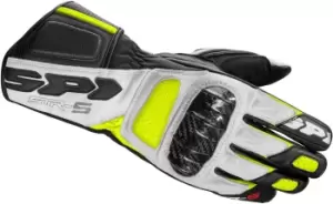 Spidi STR-5 Gloves, black-yellow, Size L, black-yellow, Size L