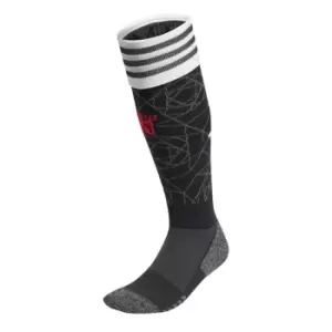 adidas Manchester United Home Socks 2023 2024 Adults - Black