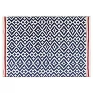 Origins Aztec Rug Navy and Red 160 x 230cm