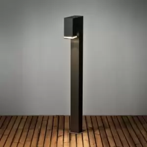 Konstsmide Pollux Outdoor Modern Short Bollard Black GU10 1M, IP44