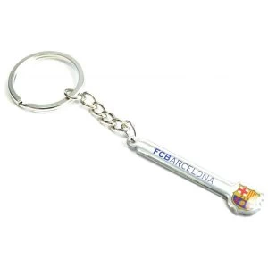 FC Barcelona Text Keyring