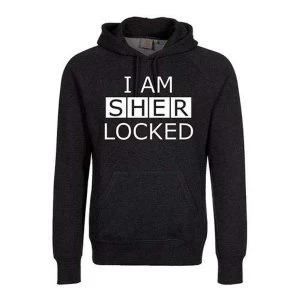 Sherlock - I am Sherlocked Mens Medium Pullover Hoodie - Black