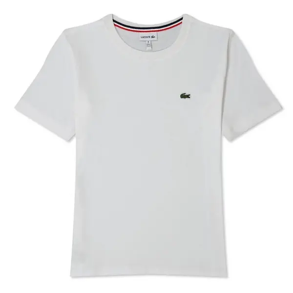 Lacoste JOSEPHE boys's Children's T shirt in Blue. Sizes available:6 years