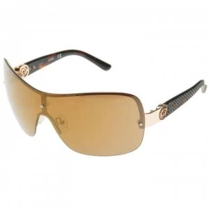 Guess Shield Sunglasses - Rose Tone/Brown