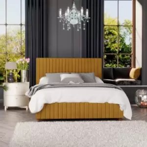 Laurence Llewelyn-Bowen Laurence Llewelyn Bowen Estella Ottoman Storage Bed Plush Velvet Ochre Super King