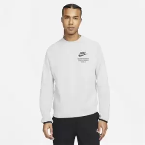 Nike Sportswear Mens Fleece Crew Sweater - Grey