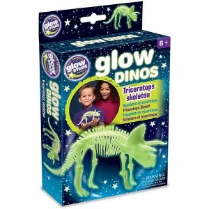 The Original Glowstars Company Glow Dinos Triceratops Skeleton