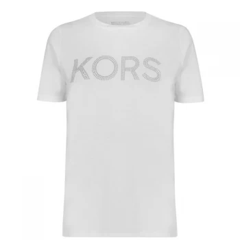 Michael Kors Stud Crew Neck t Shirt - White