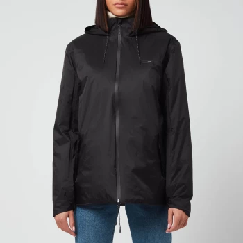 Rains Womens Padded Nylon Jacket - Black - S