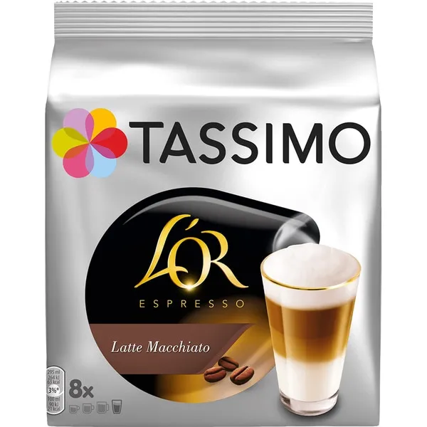 Tassimo L'OR Espresso Latte Macchiato Coffee 8 Pods