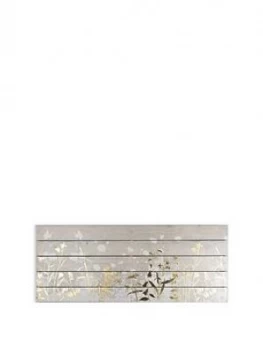 Graham & Brown Metallic Meadow On Wood Wall Art