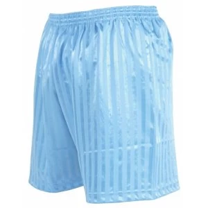 Precision Striped Continental Football Shorts 38-40" Sky Blue