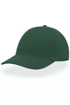 Atlantis Liberty Six Buckle Brushed Cotton 6 Panel Cap (One Size) (Green)