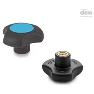 Elesa - Lobe knob-VTT.32-C-B-M8-C5 Blue