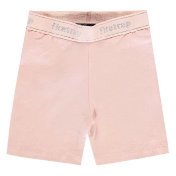 Firetrap Cycling Shorts Junior Girls - Lotus Pink