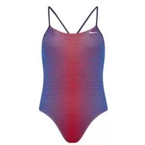 Nike Cutout 1 Piece Swimsuit Womens - Red