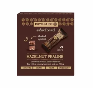 Rhythm 108 Multi-pack Choc Bar Hazelnut 3 x 33g