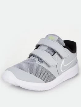 Nike Childrens Star Runner 2 Trainers - Grey/White, Size 4.5