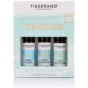 Tisserand The Little Box of De-Stress Roller Ball Kit Unisex 3x10ml