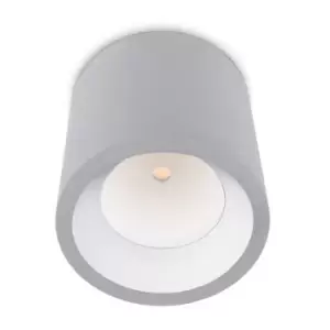 Cosmos LED 1 Light Outdoor Surface Mounted Ceiling Light Grey IP65