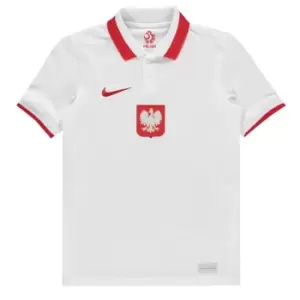 Nike Poland Home Shirt 2020 Junior - White