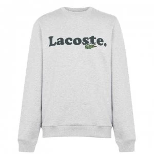 Lacoste Lacoste Script Crew Sweatshirt - Silv Chine CCA