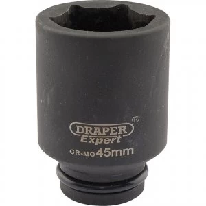 Draper Expert 3/4" Drive Deep Hexagon Impact Socket Metric 3/4" 45mm