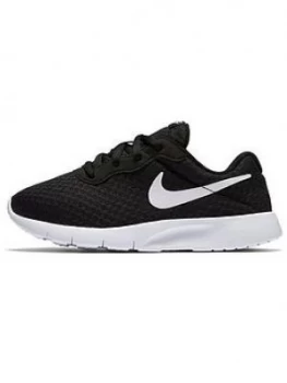 Nike Tanjun Childrens Trainers - Black/White, Size 2