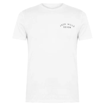 Jack Wills Underwood Logo T-Shirt - White