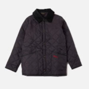 Barbour Boys' Liddesdale Quilted Jacket - Navy - S (6-7 Years)