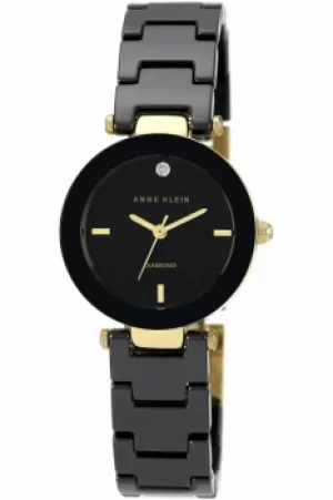 Ladies Anne Klein Ceramic Watch AK/N1464BKGB