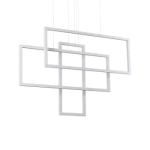 Frame LED Decorative Integrated Pendant Light White, 93000K