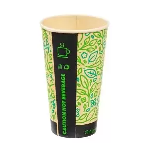 Ingeo Ultimate Eco Bamboo 16oz Biodegradable Disposable Cups Ref