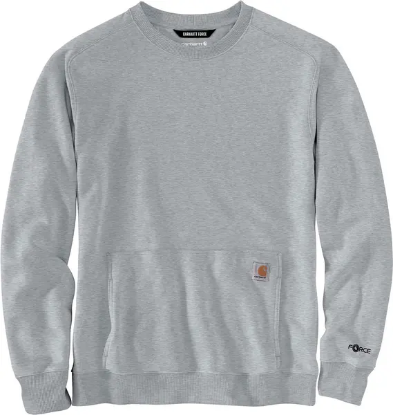 Carhartt Force Crewneck, sweatshirt , color: Grey (058) , size: XXL