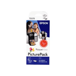 Epson T5570 C13T557040BH Original Picture Ink Cartridge Pack inc. Ink Cartridge Paper