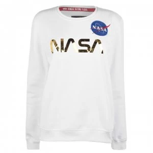 Alpha Industries Industries Nasa Sweater - White Gold