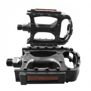 Muddyfox Plastic MTB Pedals - Black