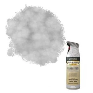 Rust-Oleum Universal Silver hammered effect Multi-surface Spray Paint 400ml