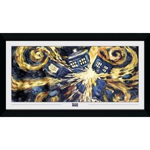 Doctor Who Exploding Tardis Collector Print 50 x 100cm