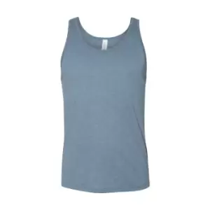 Canvas Adults Unisex Jersey Sleeveless Tank Top (2XL) (Heather Slate)